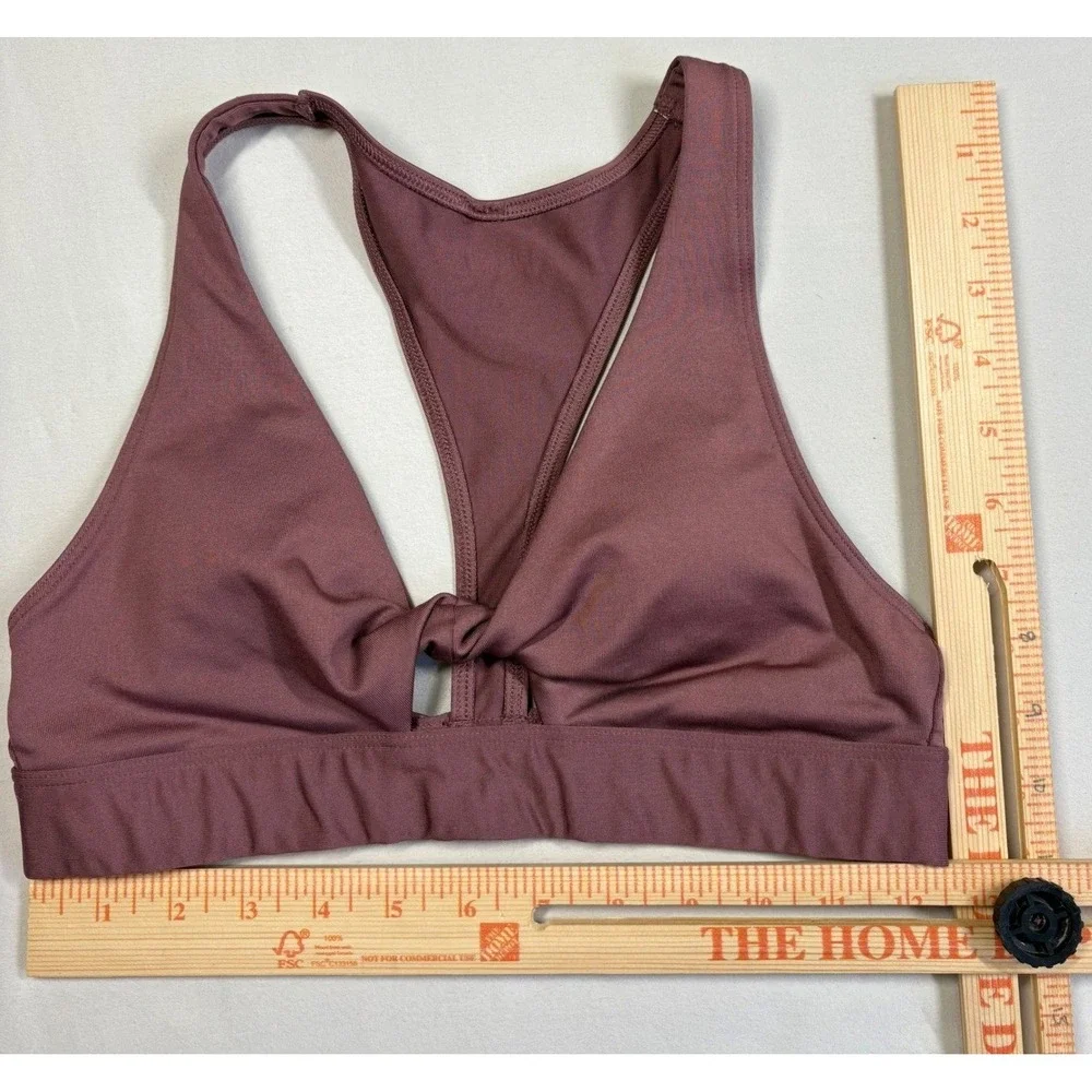 Victoria's Secret Sports Bra Womens Medium Small Black Padded Athleisure VS‎